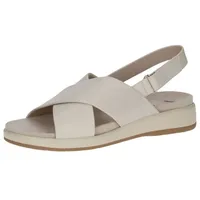 CAPRICE Slingback-Sandalen Damen Cremefarben 39