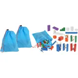 Kruzzel Dominosteine Domino Set Holz für Kinder 1080-tlg