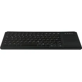 Cherry Active Key kompakte Tastatur mit Touchpad, schwarz, PS/2, DE (AK-4400-GP-B/GE)