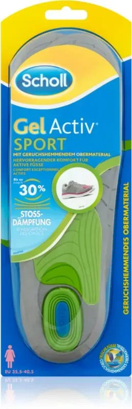 Scholl GelActiv Sport Gelkissen für Sportler Typ Women's EU 35.5 - 40.5 1 Paar