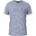 Bruno Banani T-Shirt BRUNO BANANI, Herren, Gr. 3XL (64/66), blau (blau, meliert), Single Jersey, Obermaterial: 60% Baumwolle, 40% Polyester, meliert, slim fit, Rundhals, Shirts T-Shirt, Kurzarm, Slim Fit, unifarben, Rundhalsausschnitt, Topseller