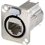 Neutrik NE8FDX-Y6 RJ45 Datensteckverbinder etherCON D Serie NE8FDX-Y6 Buchse, gerade Pole: 8P8C Nickel 1 St.