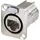 Neutrik NE8FDX-Y6 RJ45 Datensteckverbinder etherCON D Serie NE8FDX-Y6 Buchse, gerade Pole: 8P8C Nickel 1 St.
