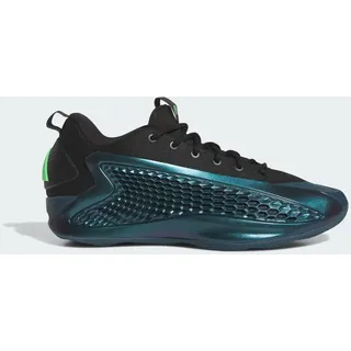 Adidas Anthony Edwards 1 Low Basketballschuh - arctic night, core Black / screaming green 42
