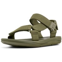 Camper Herren Match K100539 T-Strap Sandal, Grün 028, 41 EU - 41 EU