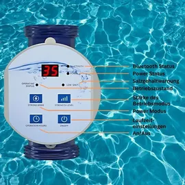 Poolomio Chlorinator 5 g/h für Pools bis 20 m3 mit Appsteuerung