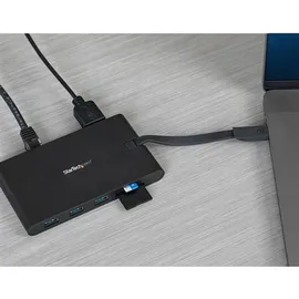 Startech USB-C Multiport Adapter - USB Hub, Schwarz