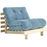 Karup - Roots Schlafsessel 90 cm, Kiefer natur / hazy blue (554)