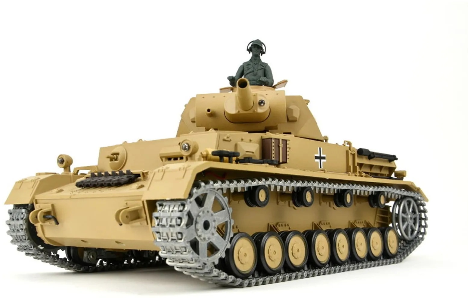 TPFLiving RC-Panzer Kampfwagen IV Ausf.F-1 V6.0 Pro mit Schussfunktion - Sound und Rauch - Maßstab: 1:16