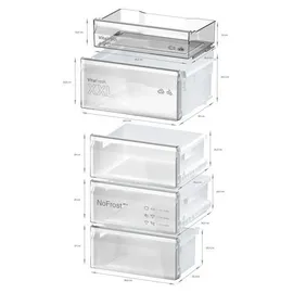 Bosch Serie 4 KGN36VXCT Kühl-Gefrierkombination (321 l, 1860 mm hoch, Dark inox)