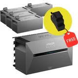 Anker SOLIX Solarbank 3 Pro + 4x BP2700 | 13,41 kWh Speicherlösung für Balkonkraftwerke