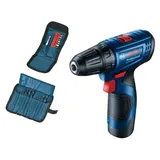 Bosch GSR 120-LI inkl. 2 x 2,0 Ah + Zubehör 23Szt.