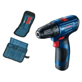 Bosch GSR 120-LI inkl. 2 x 2,0 Ah + Zubehör 23Szt.