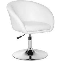 KADIMA DESIGN Design Relaxsessel SPM2.158 Loungesessel Kunstleder Cocktailsessel weiß, | Gr.: onesize