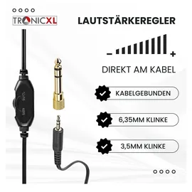 TronicXL Fernsehkopfhörer Silber