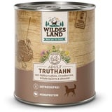 Wildes Land | Truthahn mit Süßkartoffel, Cranberries, Wildkräutern und Distelöl | Classic Adult | x 800 g