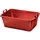 Lockweiler Wanne L620xB425xH250mm Inh.45l PE rot LOCKWEILER