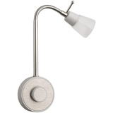 sebson Steckdosenlampe dimmbar - Leuchte für die Steckdose 2W, LED mit Schwanenhals