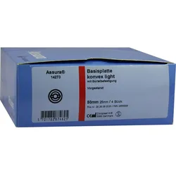 Assura Basispl. Konvex Light Vorgest. 25Mm Rr 50Mm 4 ST