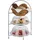 APS Serviergestell 29 cm, silberfarben Etagere Servierplatten