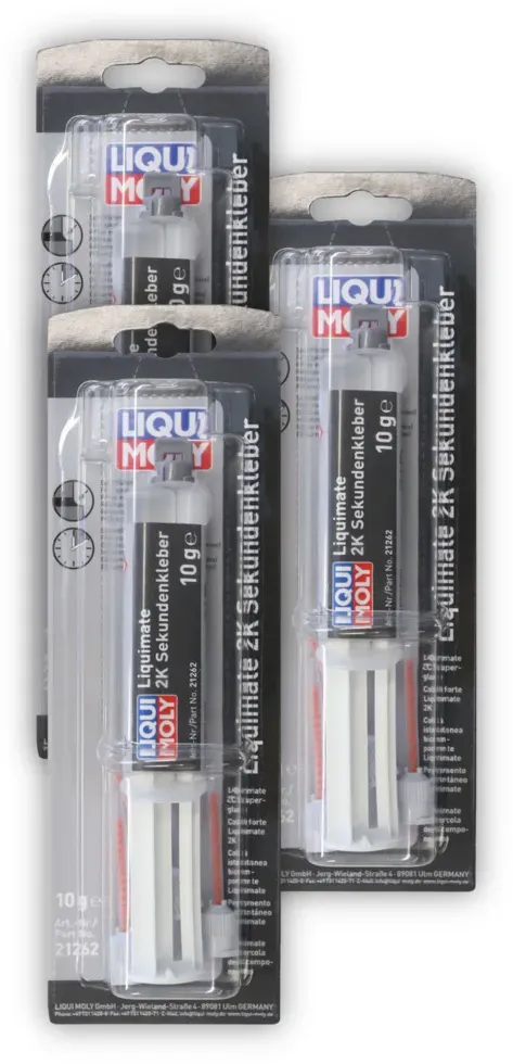 3x 10g LIQUI MOLY 21262 Klebstoff Liquimate 2K Sekundenkleber 10g Instant Kleber