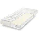 Dreamer eXpress 7-Zonen-Latex-Tonnentaschenfederkernmatratze  Senso 2 , weiß , Maße (cm): B: 140 H: 20