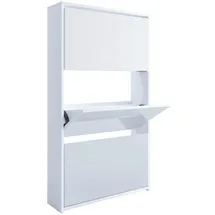 VCM Stido 63 x 112 x 17 cm mit Spiegel / weiß