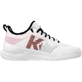 Kempa Kourtfly Jr Handball-Schuhe, Weiß Rot Schwarz, 37
