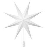 Broste Copenhagen Christbaumspitze Top Star aus Papier in der Farbe White, 30cm, 70080394