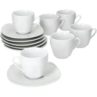 Mambocat Espressotasse 0,08 l Weiß 6 St.