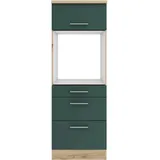 OPTIFIT Geräteumbauschrank Savona 405 60 x 60 x 174,4 cm Steingrün