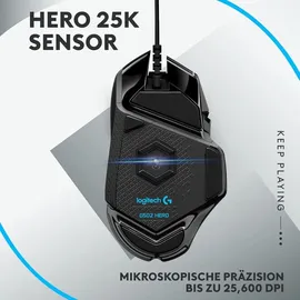 Logitech RGB Gaming-Tastatur, Mäuse mit programmierbaren Tasten und anpassbaren Gewichten, anpassbare Tastatur mit Hintergrundbeleuchtung, PC/Notebooks