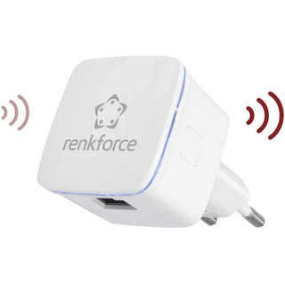 Renkforce RF-WR-N300MINI Wi-Fi Repeater 300 Mbps weiß RF-4723578