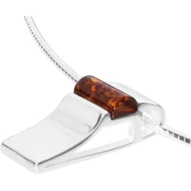 Ostsee-Schmuck Halsreif Gleiter-Marja Silber 925/Bernstein