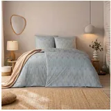 Estella Mako Jersey Interlock Bettwäsche Cielo Farbe: 810/grau 135x200 + 80x80 cm