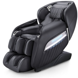 Naipo Massagesessel Shiatsu Massagestuhl Zero Gravity für Ganzkörper, mit Heizung, SL Track, Klopfen, Kneten, Luft-Massage-System, USB, Bluetooth 3D Surround Sound Musik, Für Zuhause und Büro, Schwarz