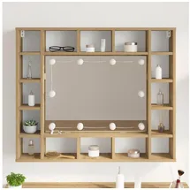 vidaXL Spiegelleuchten 12 Pcs Weiß 4,5 x 4,5 x 4,8 cm Kunststoff