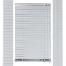 EXKLUSIV HEIMTEXTIL Aluminium Jalousie Lamellen 110 x 130 cm Weiß