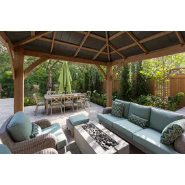Westmann Devon 12x12 3,66 x 3,66 m Natur braun