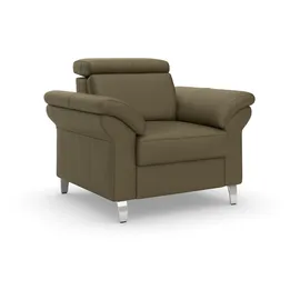 sit&more Sessel »Arngast« inklusive Federkern und Kopfteilverstellung grün