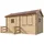 TIMBELA Spielhaus M503 Beige Holz