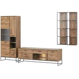 Uno Zurbrüggen Wandkombination MANHATTAN ¦ holzfarben ¦ Maße (cm): B: 320 H: 196 T: 48.0