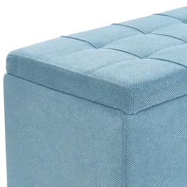 Beliani Sitzbank Orem Blau 100 x 40 cm