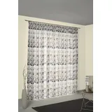 Wirth Vorhang WIRTH "Berlare", braun, B:132cm H:155cm, Baumwolle, Polyester, Gardinen, nach Maß
