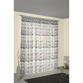 Wirth Vorhang WIRTH "Berlare", braun, B:132cm H:155cm, Baumwolle, Polyester, Gardinen, nach Maß