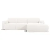 micadoni Ecksofa Molino, 4-Sitzer weiß