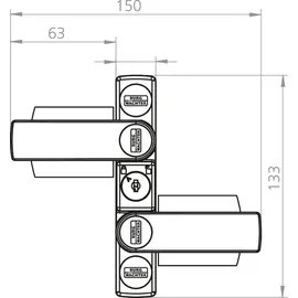 Burg Wächter Fenstersicherung WS 22 weiß