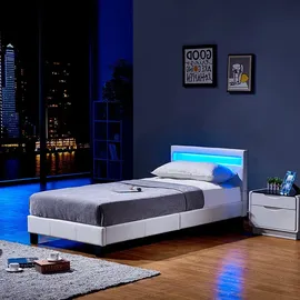 Home Deluxe Astro LED 90 x 200 mit Matratze weiß
