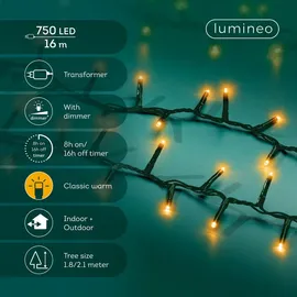 Kaemingk LED-Lichterkette Compact 16 m grün