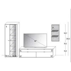 Wöstmann WM 2470 Wohnwand 0012